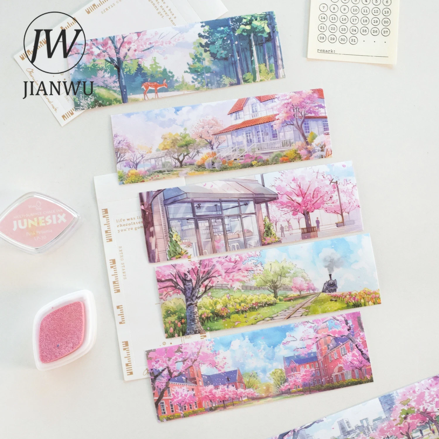 JIANWU ヴィンテージ風、季節感あふれる木と花の風景をモ - Vintage Collectible Books のレビューと価格