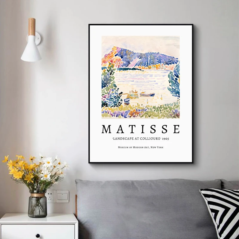 キャンバス絵画ヴィンテージアンリ・マティス有名な画家アートワ - Vintage Collectible Posters のレビューと価格