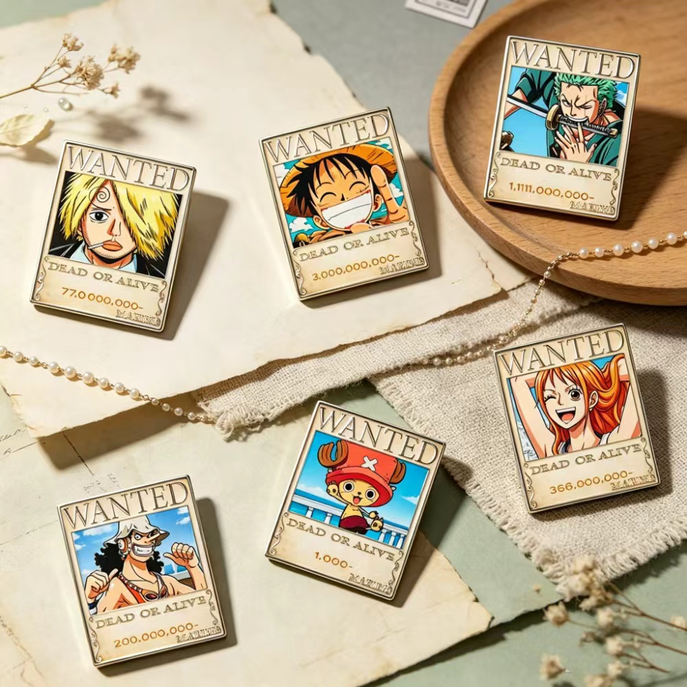 8個入り、海賊のポスターと海賊船のイラストが描かれたバッジセ - Vintage Collectible Posters のレビューと価格