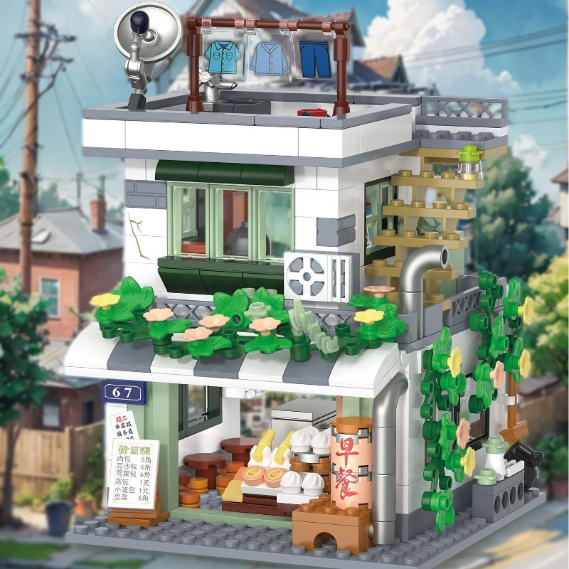 ミニストリートヴィンテージデパートビルディングブロックレトロ - Vintage Collectibles Store のレビューと価格