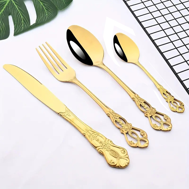 4/24個入り エレガントで耐久性のあるヴィンテージクラウン - Vintage Collectible Spoons のレビューと価格